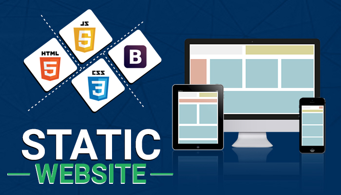 Illustration de site statique rapide